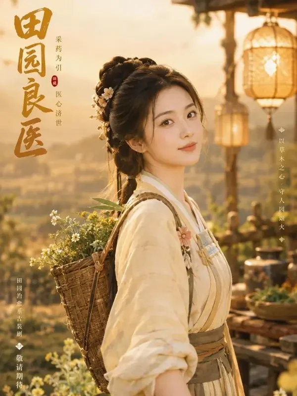 黄果链接入口《腹黑王爷的农门医妃》短剧封面
